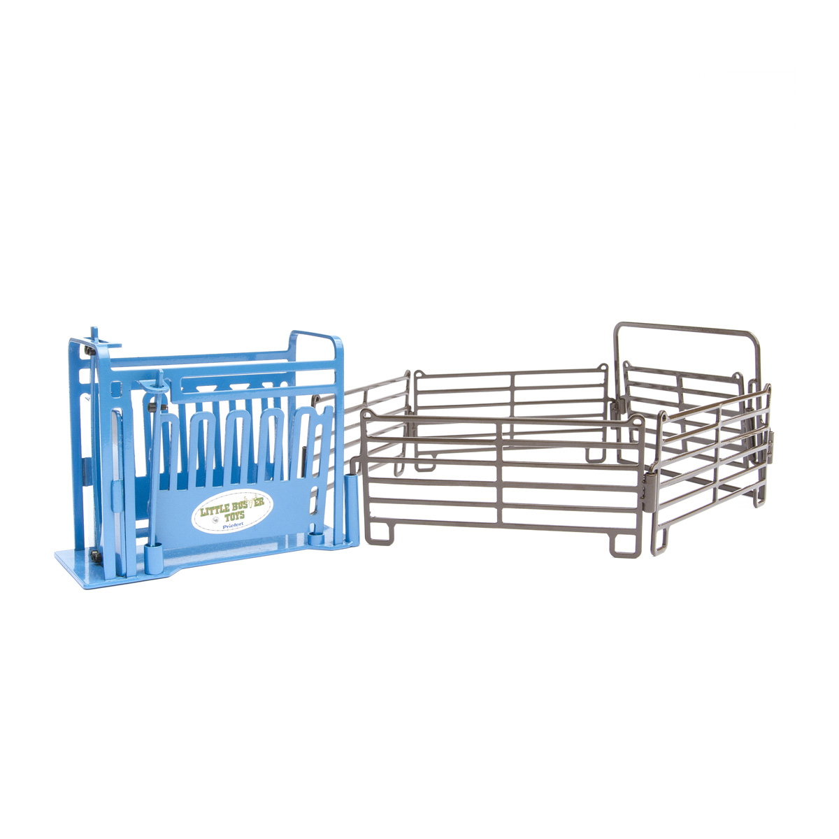 Priefert Working Cattle Chute Set Blue Little Buster Toys