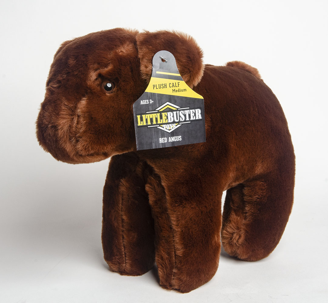 Medium Plush Calf Red Angus Little Buster Toys