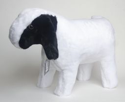 Large Plush Boer Goat Black/White